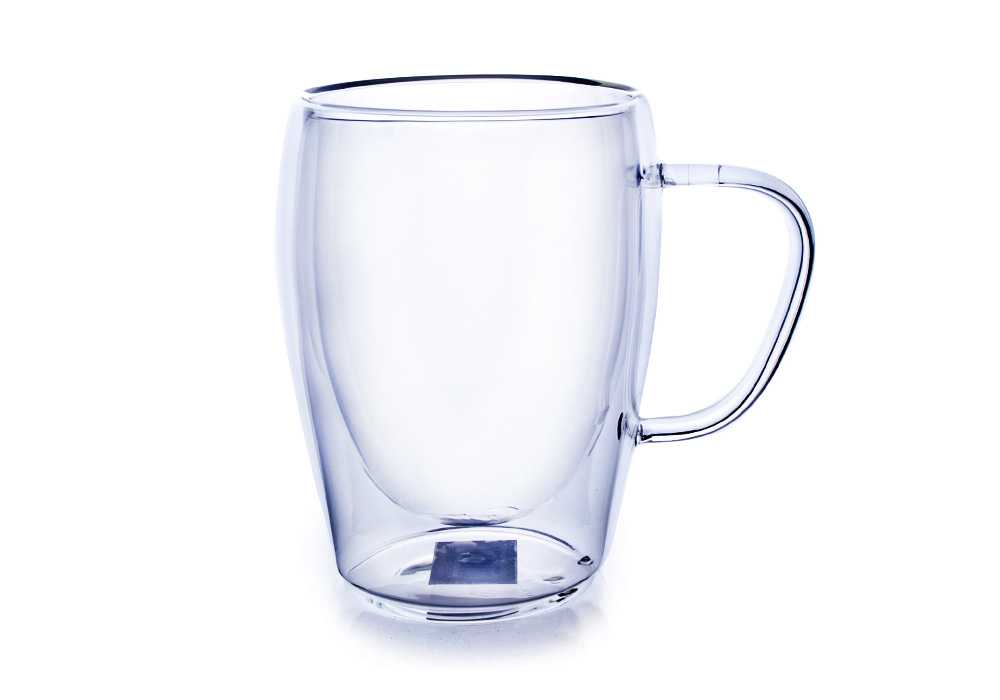 DoubleWalled Glass Mug