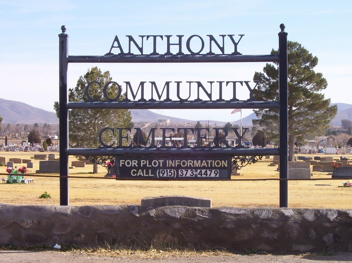 Anthony Community and Catholic (aka St Anthony) Cemeteries, Anthony