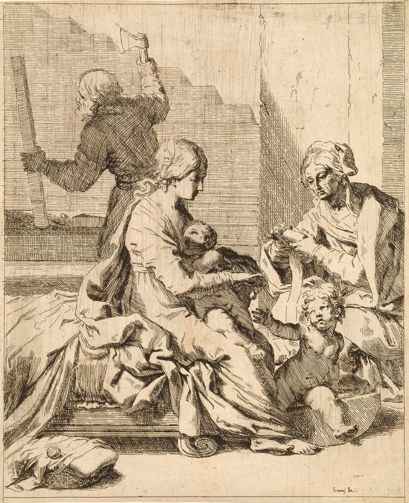 The Holy Family with St. Elizabeth and St. John the Baptist Artwork