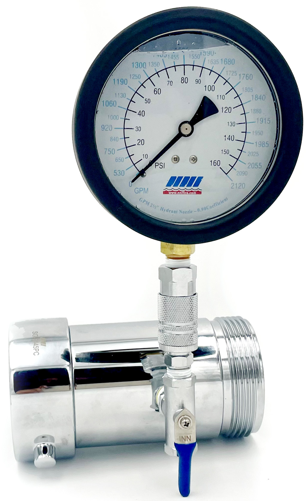 NNI In Line Flow Test Gauges