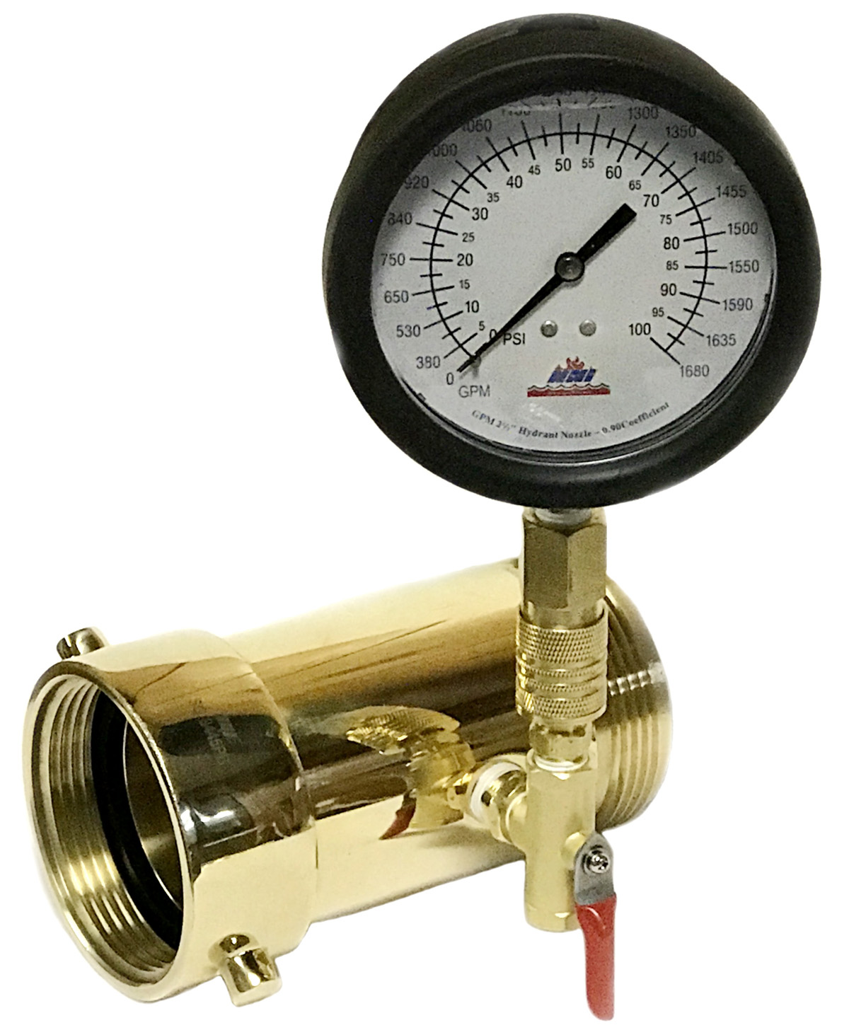 21/2" NST Fire Hydrant Static Pressure 300Psi Gauge with
