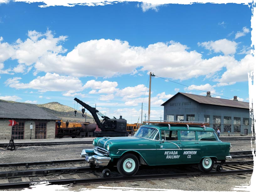 HYRail Car Experience Nevada Northern Railway