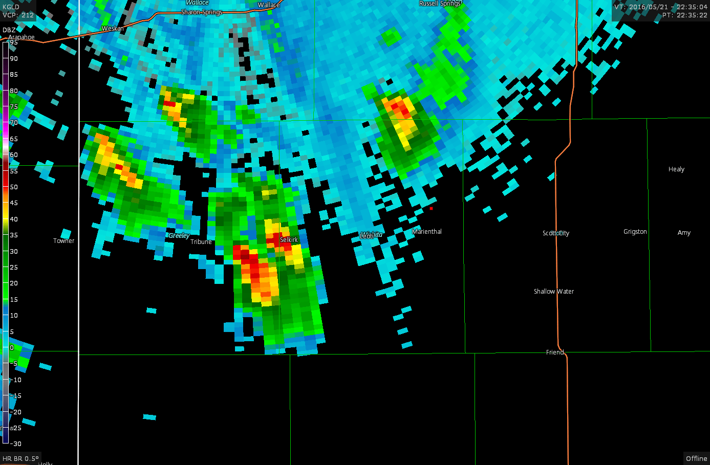 May 21, 2016 Leoti, Kansas Tornadic Supercell NNWX.US