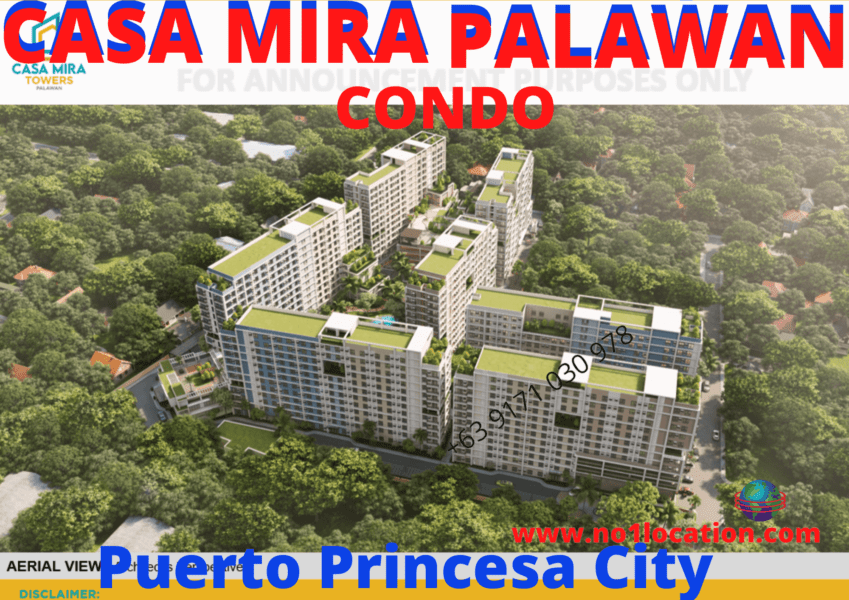 Below P2.4M Condo For Sale Casa Mira Towers Palawan