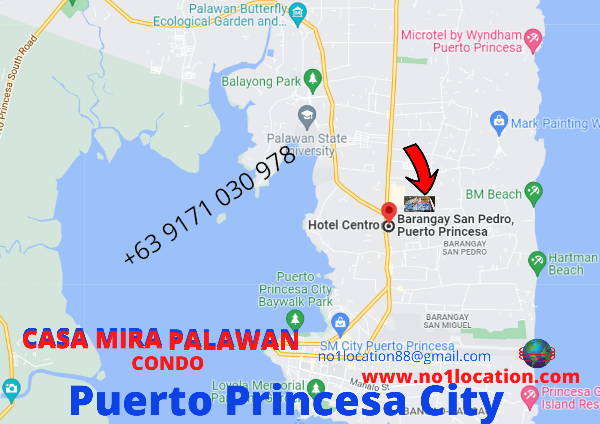 Below P2.4M Condo For Sale Casa Mira Towers Palawan
