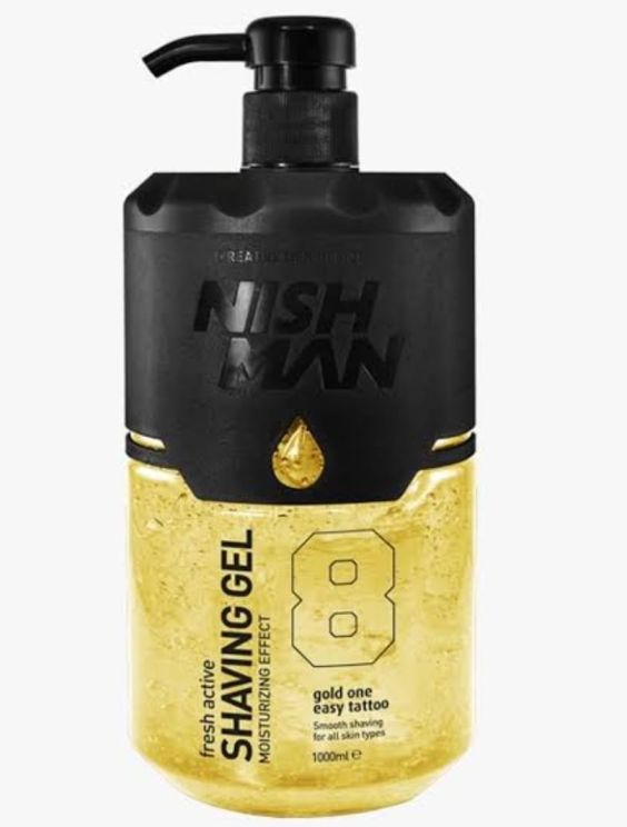 NISH FRESH ACTIVE SHAVING GEL 8 GOLD ONE 1000 ML Noag's Market