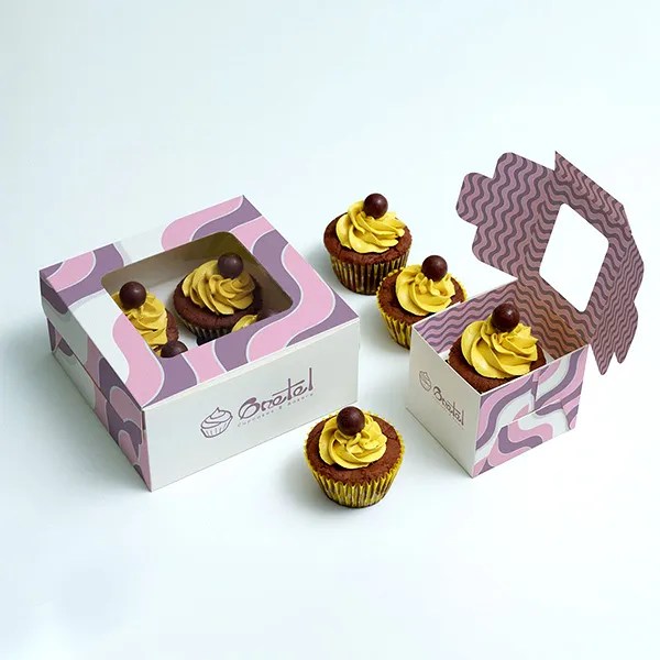 Custom Mini Cupcake Boxes Wholesale