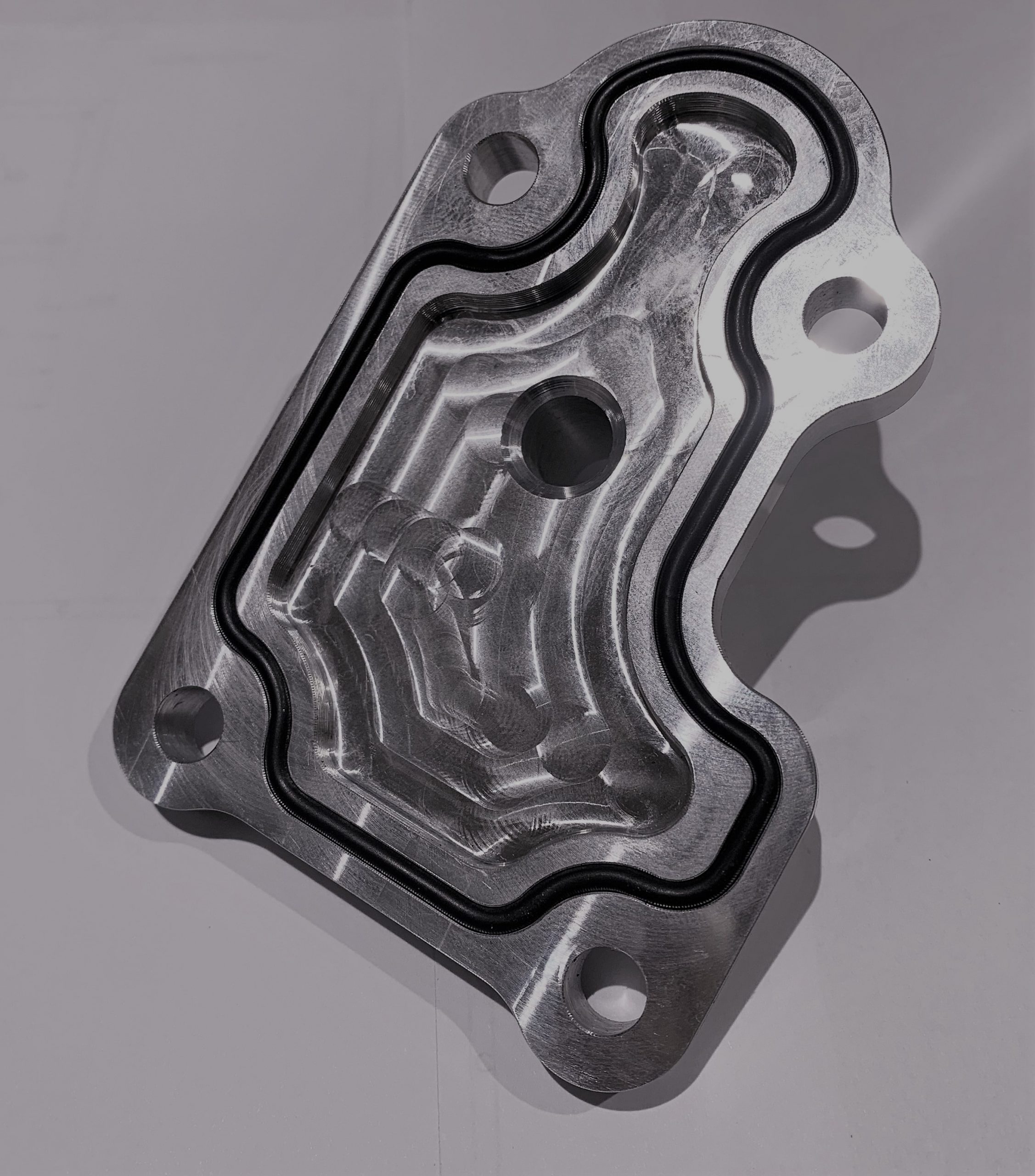 ABF AN breather plate Black Noath Precision Engineering