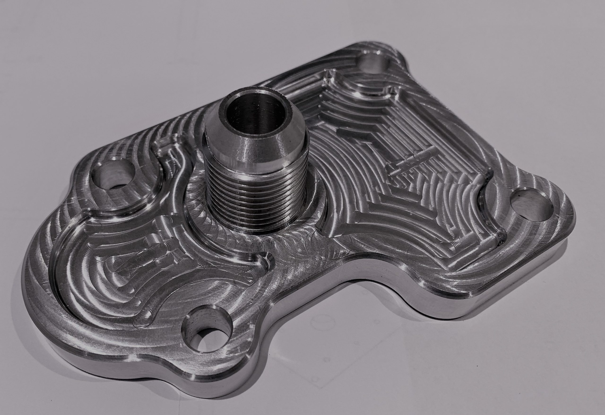 ABF AN breather plate Black Noath Precision Engineering