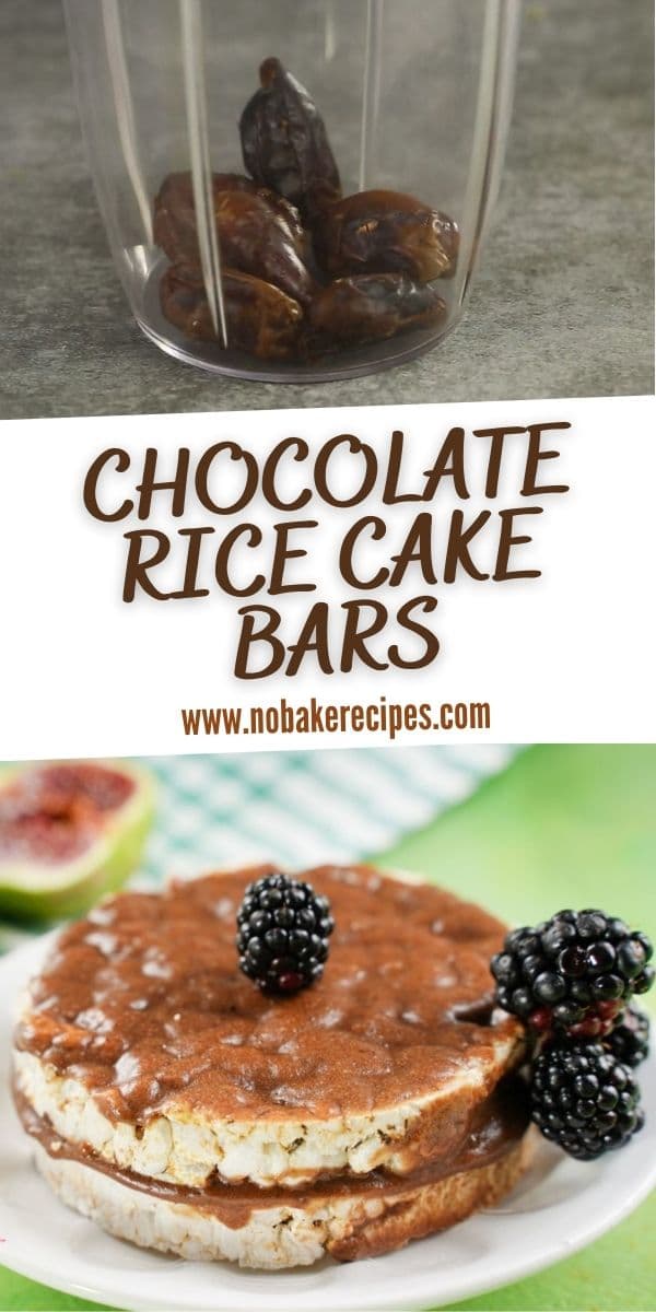 Chocolate Rice Cake Bars NoBake Dessert Recipes