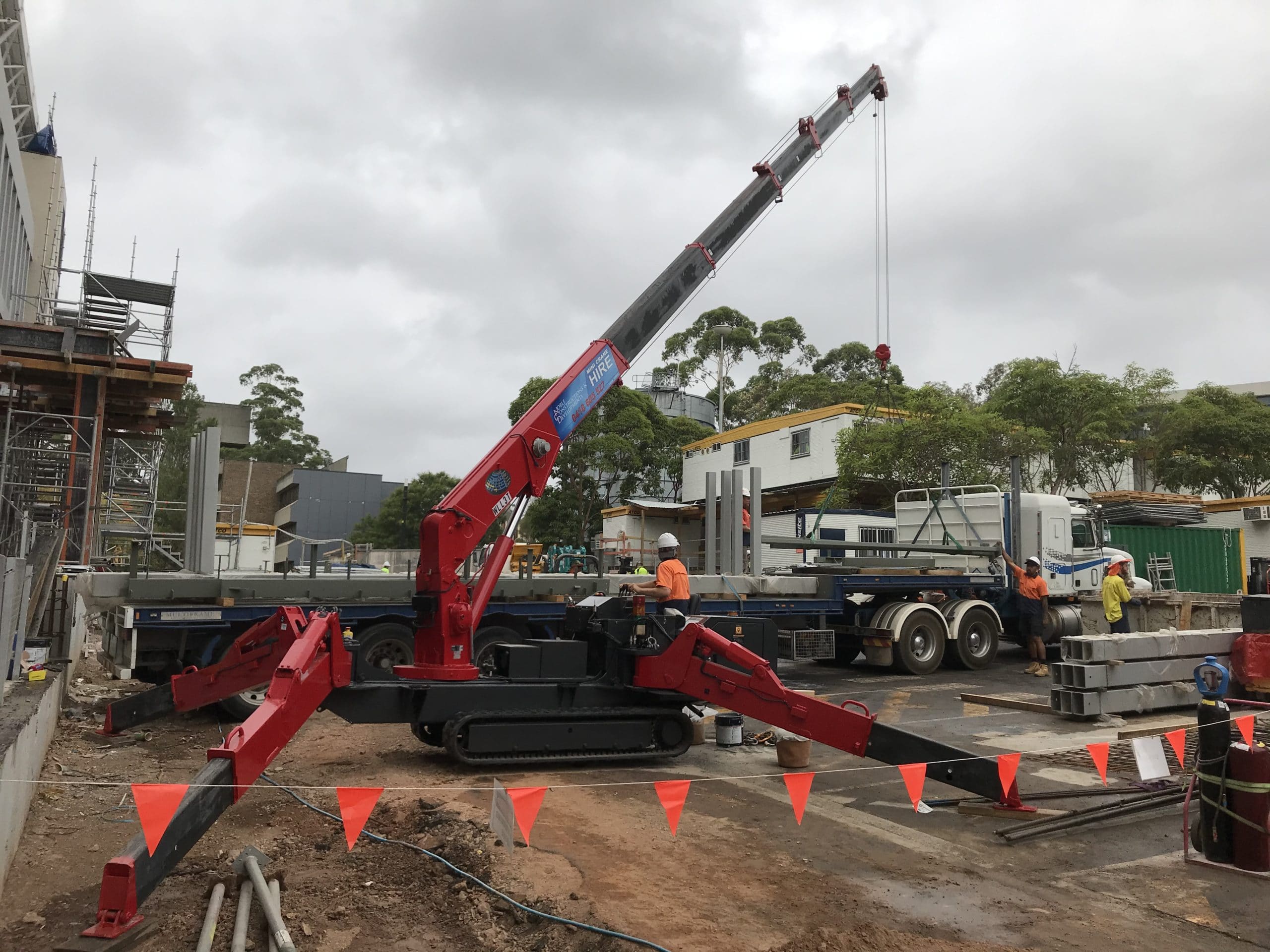 Mini Crane Hire Noble Constructions and Sydney Mini Crane Hire