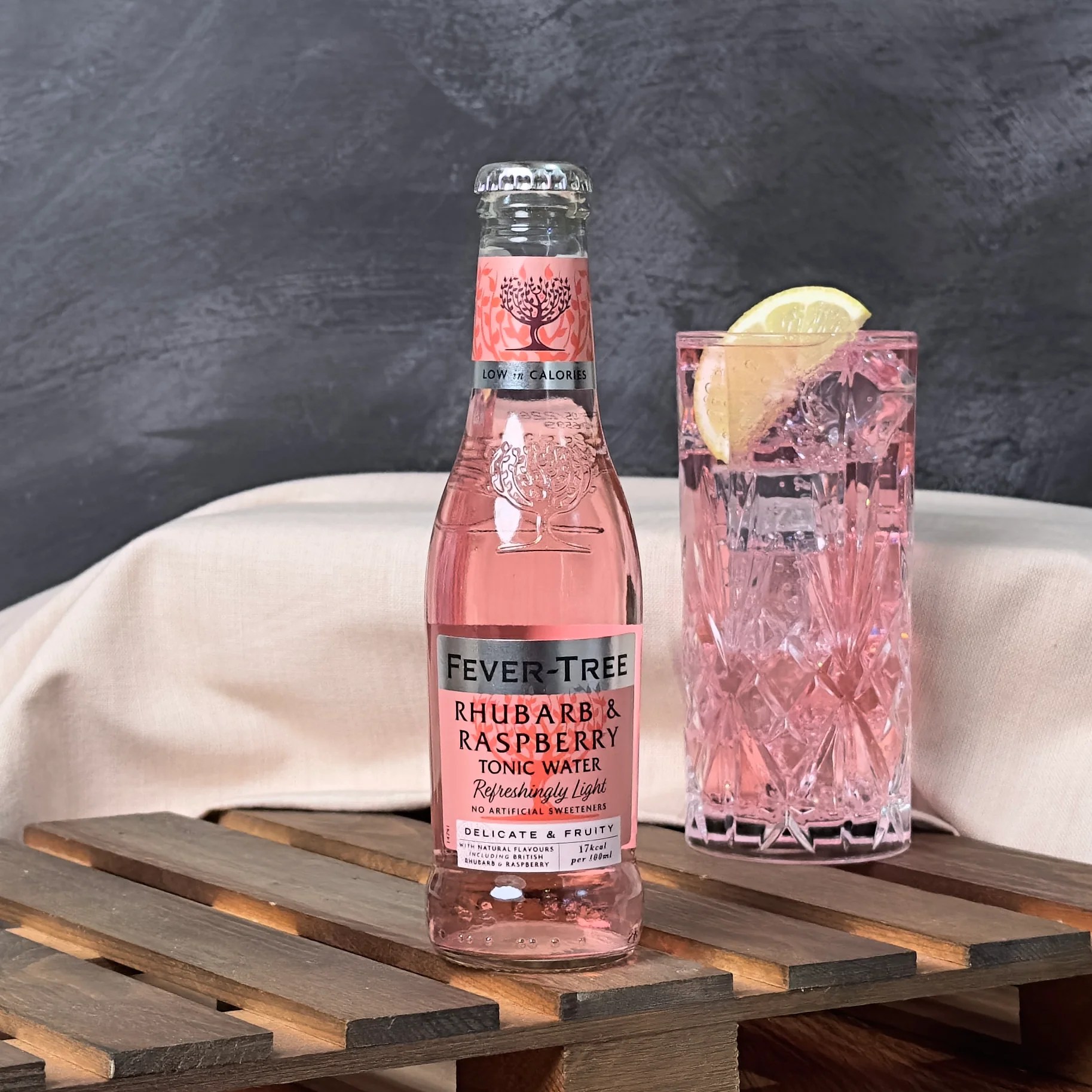Fever Tree Refreshingly Light Rhubarb & Raspberry Tonic Water 200ml Noble House Prepared