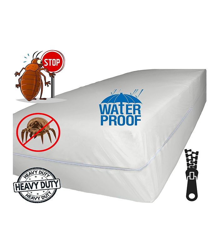 HEAVY VINYL ZIPPERED MATTRESS PROTECTOR Noble Linen