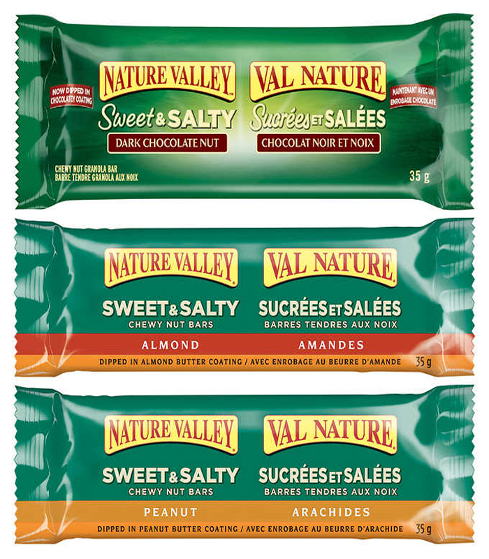 Nature Valley Bars, Sweet & Salty Granola, Variety Pack 35 g (1.2 oz