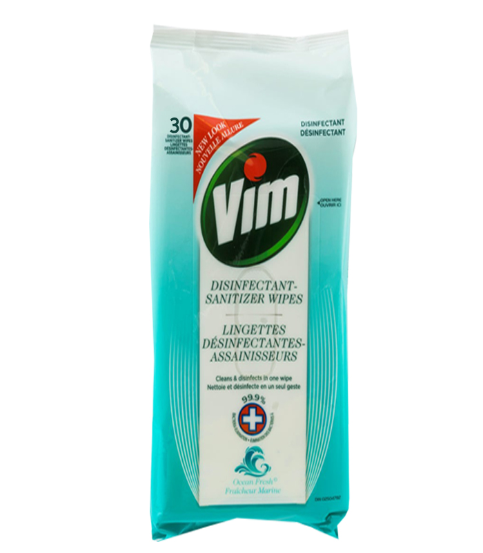 Vim Disinfecting Wipes (30Pack) Noble Linen