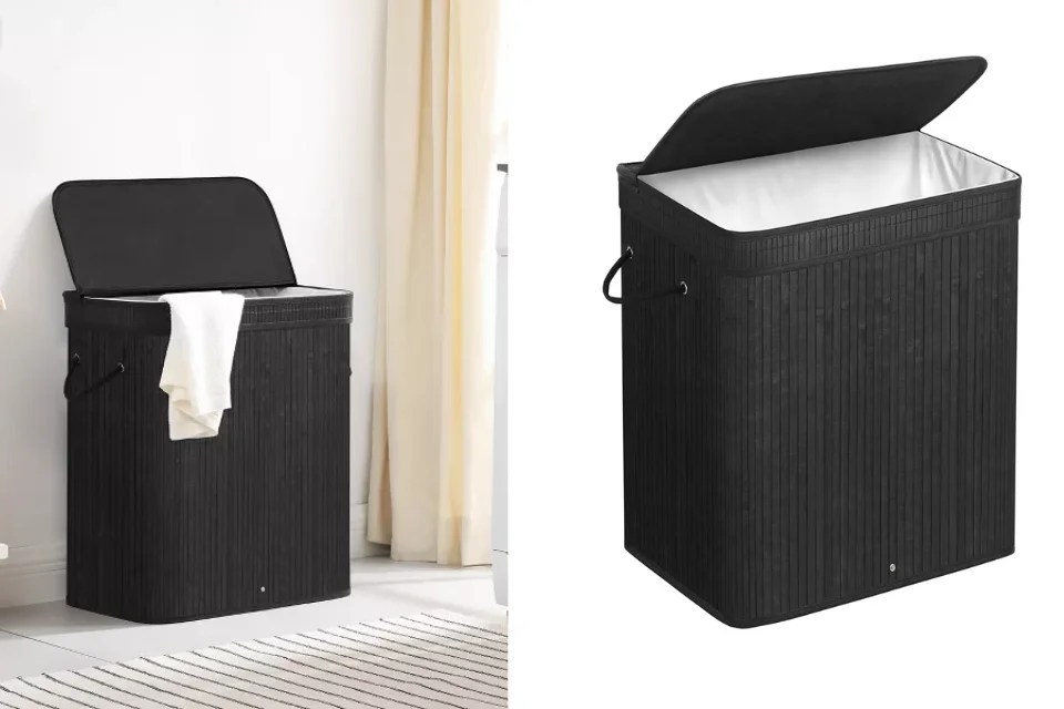 Stylish Laundry Basket with LidKeep Your Laundry Organized