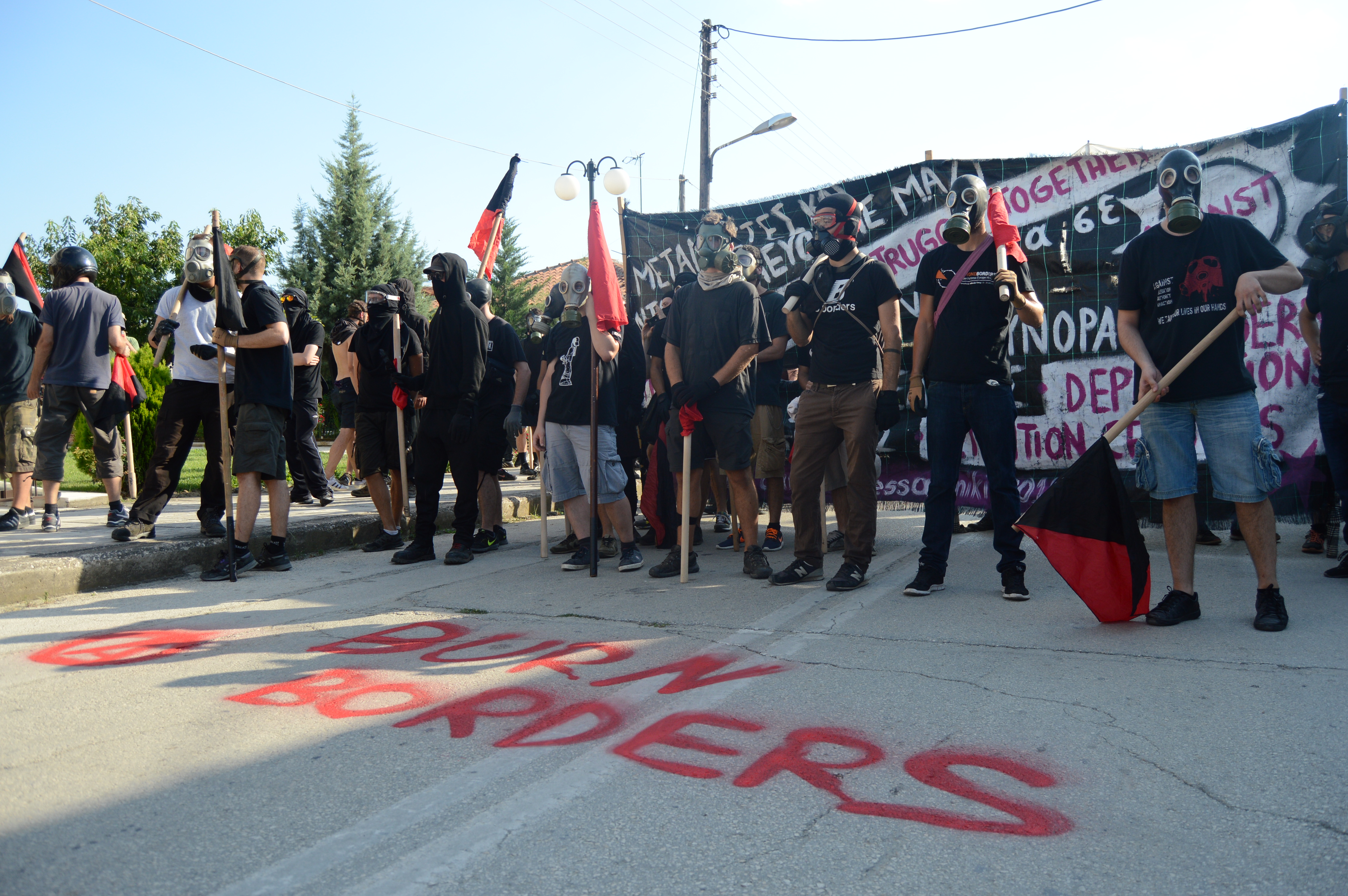 REACHING THE TURKISH BORDER 23 july No Border Camp 2016