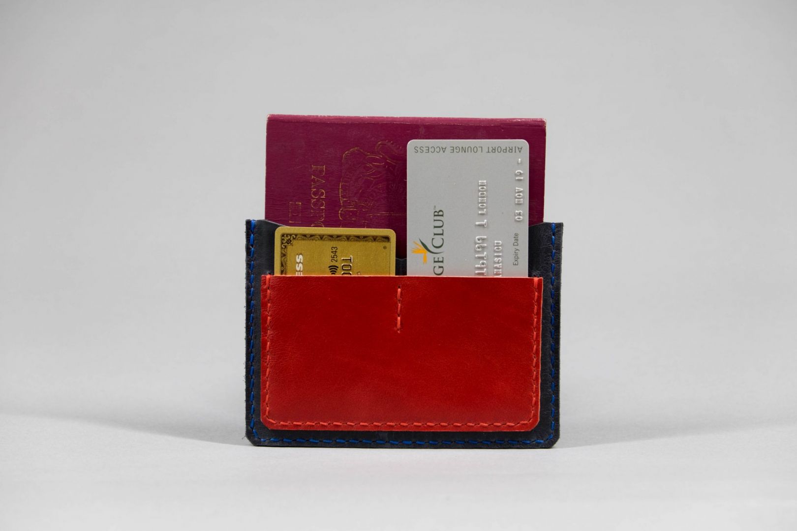 Handmade Leather Slim Passport Wallet Customize Yours
