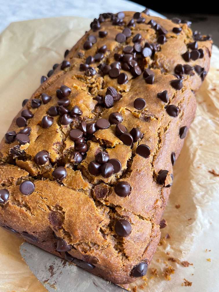 Pumpkin Chocolate Chip Banana Bread NOBREAD