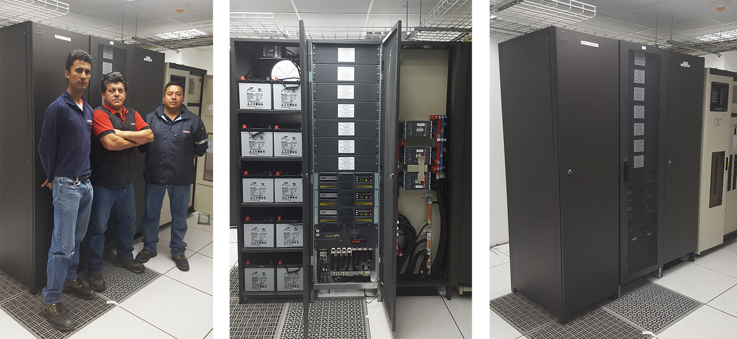 Instalación de UPS ABB UPSCALE ST modular (200kva) en TV CABLE Headend