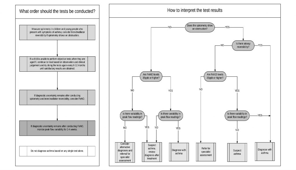 niceguidelines_algorithm_b Bedfont NObreath® FeNO Monitor