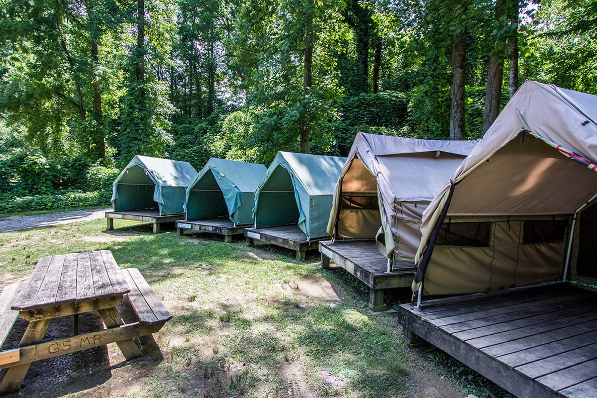 Platform Tents Nantahala Outdoor Center