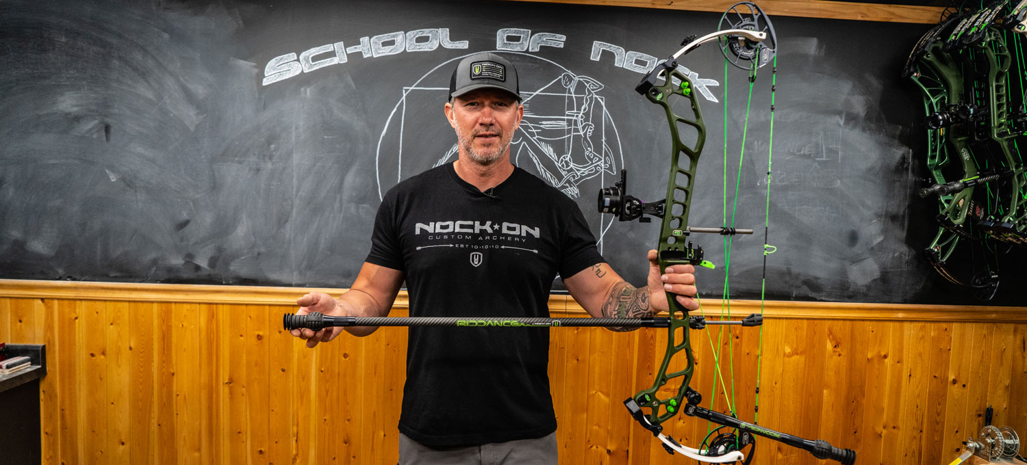 Season 2 9 Stabilizer Setup Nock On Archery