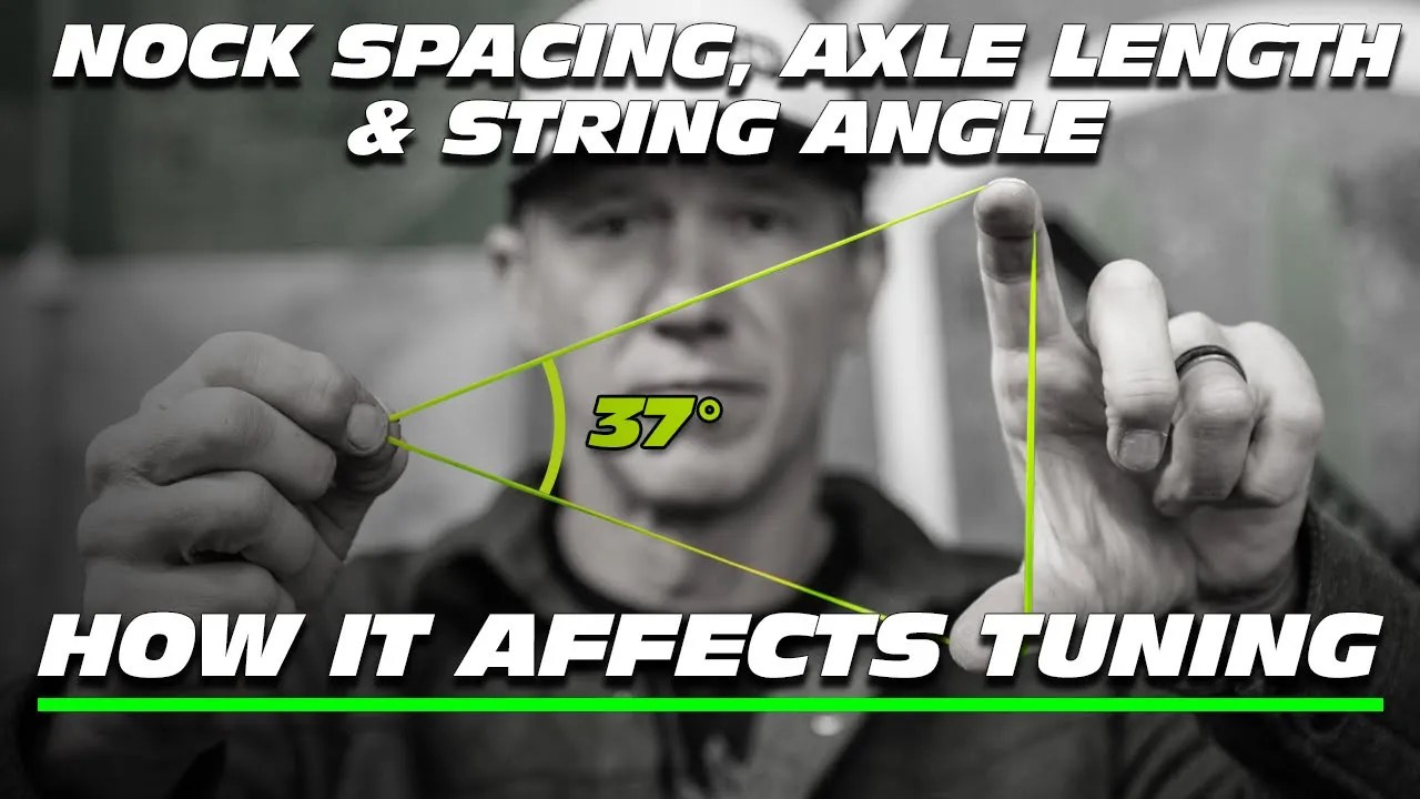 Nock Spacing, axle length, and string angle (how it affects tune