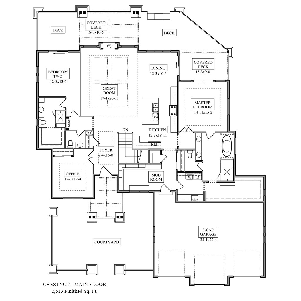 Chestnut Floor Plan NoCO Custom Homes CO Construction