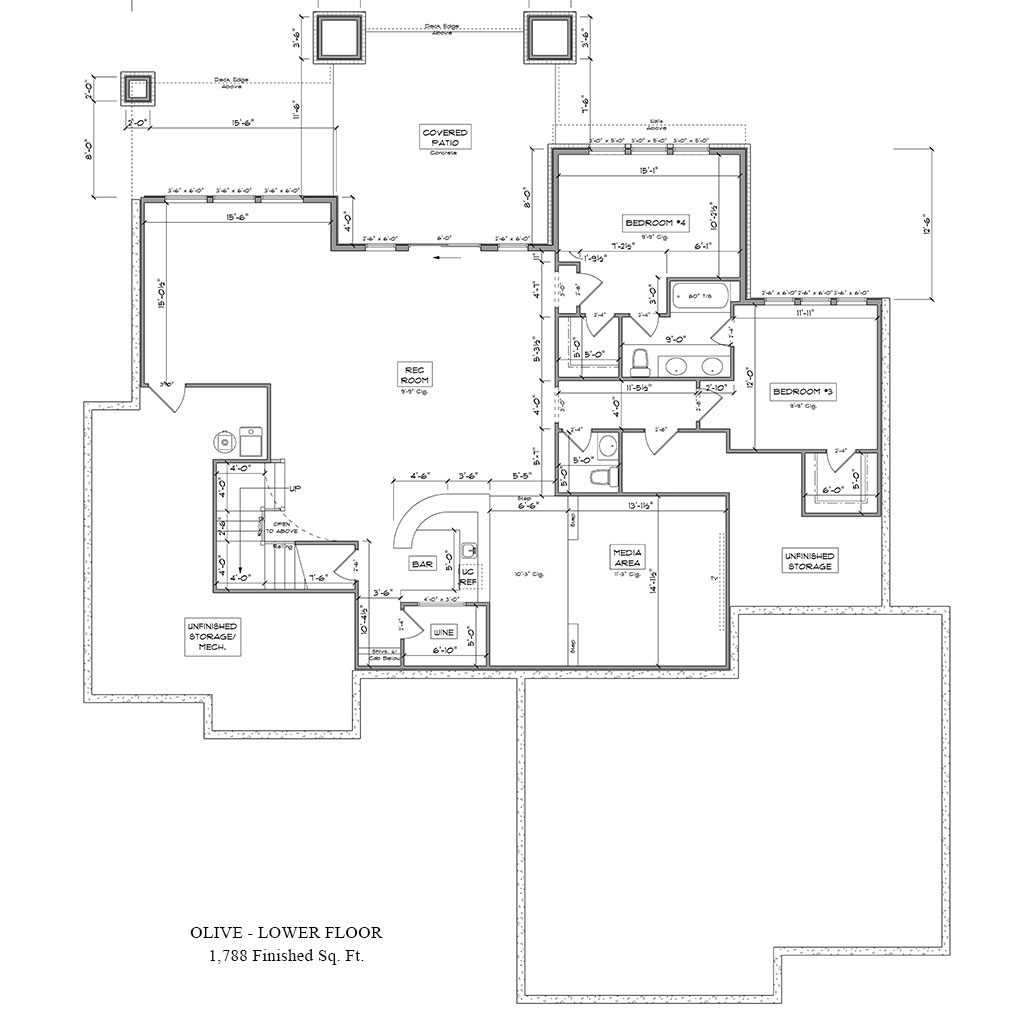 Olive Floor Plan NoCO Custom Homes Explore Floor Plans