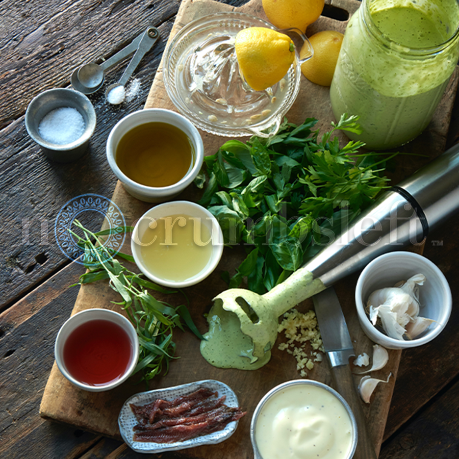 Whole30 Green Goddess Dressing and Dip MAGIC ELIXIRS (TM) nocrumbsleft