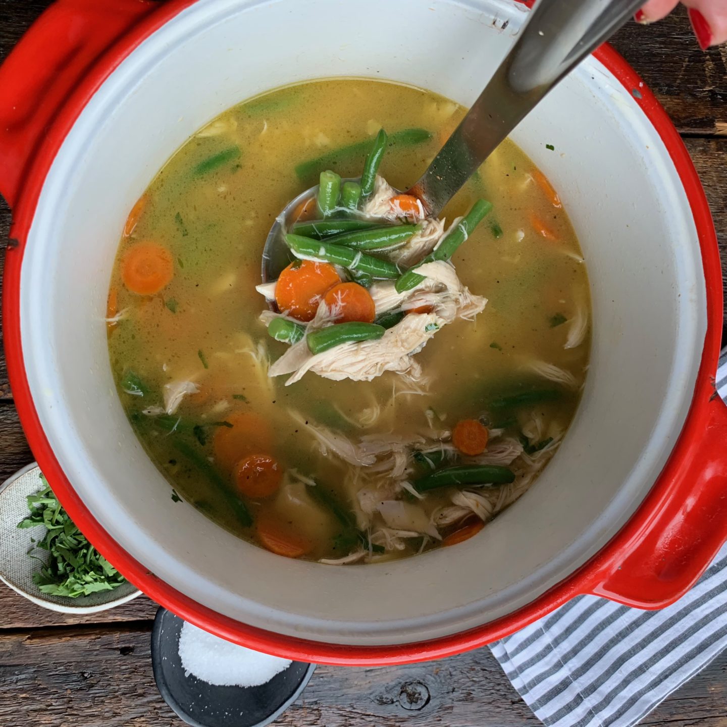 Rotisserie Chicken Soup nocrumbsleft