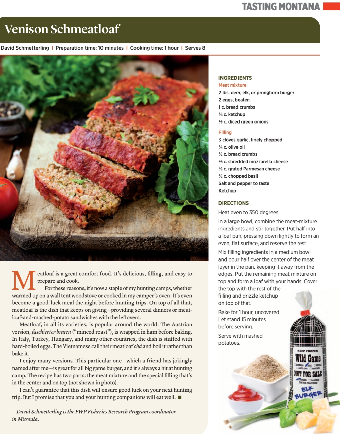 wild game recipes Nodak Angler