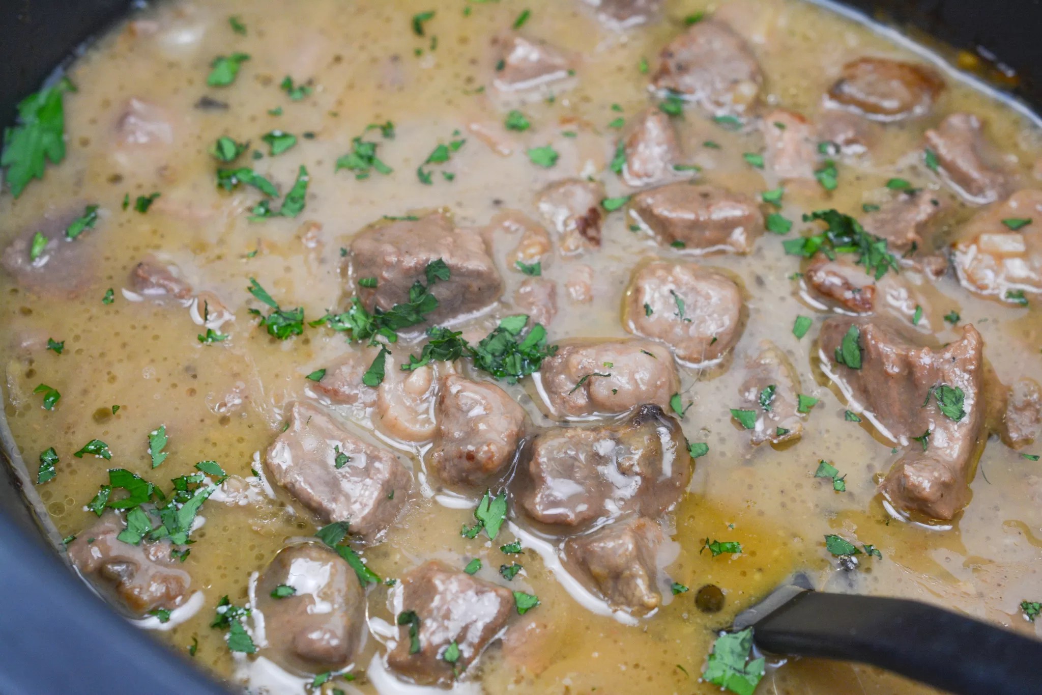 Slow Cooker Beef Tips Recipe