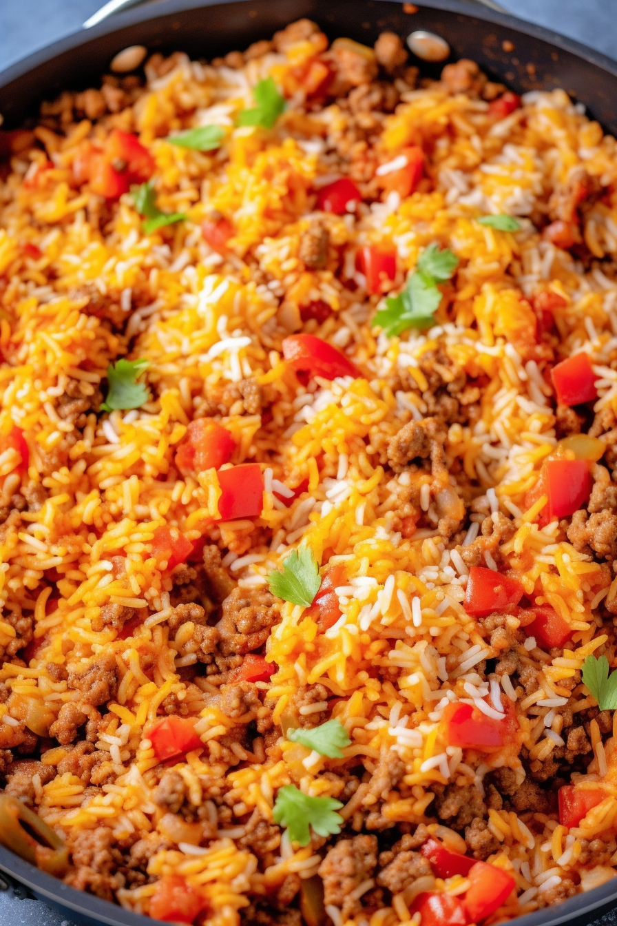 One Pan Taco Rice