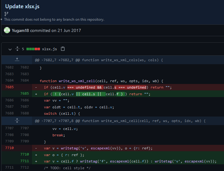Creating XLSX Documents in Javascript (Advanced) Node Security