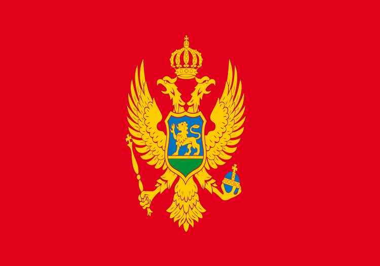 Montenegro Flagge Montenegrinische Fahne kaufen FlaggenPlatz.at