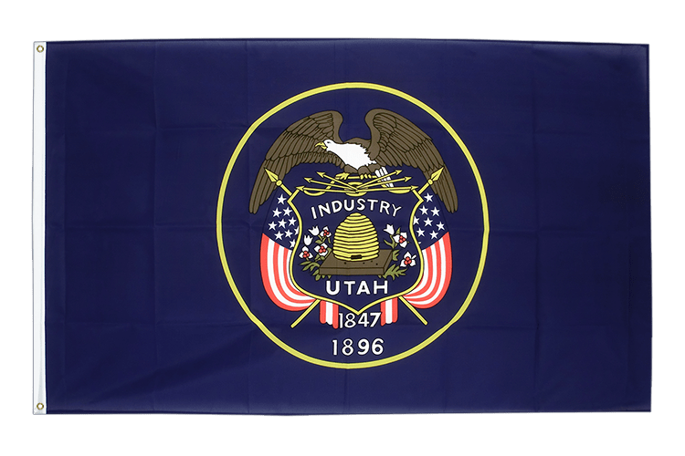 Utah Flag 3x5 ft MaxFlags RoyalFlags