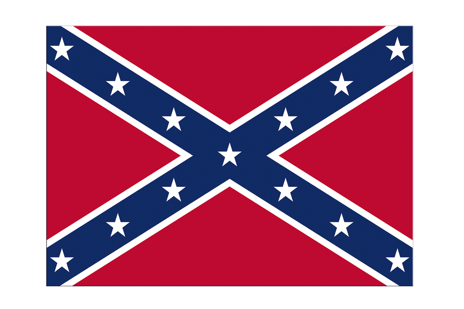 USA Südstaaten Aufkleber 7 x 10 cm, 5 Stück MaxFlags FlaggenPlatz.at