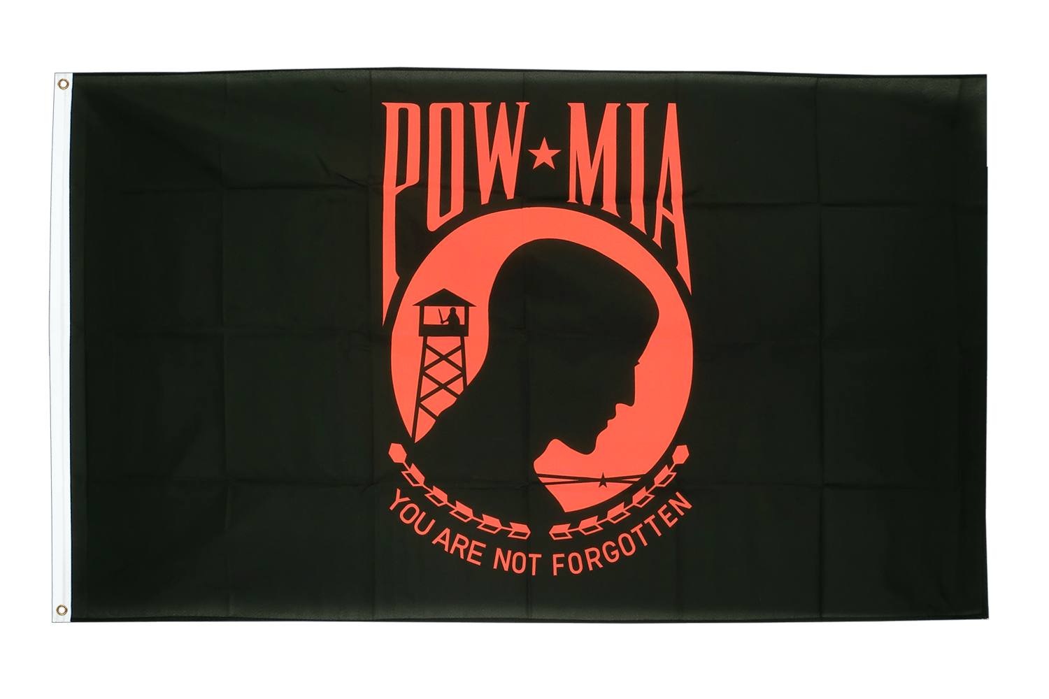 USA Pow Mia / black,red 3x5 ft Flag (90x150 cm) RoyalFlags