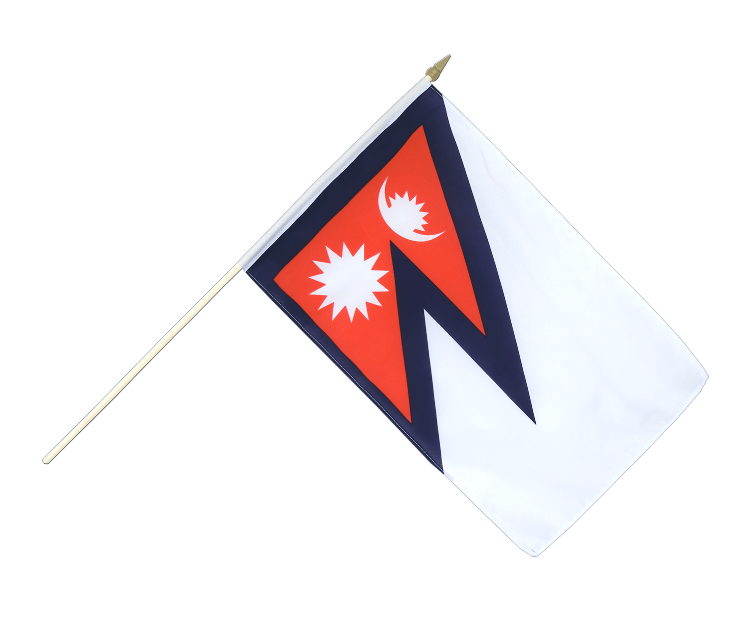 Hand Waving Flag Nepal 12x18" RoyalFlags