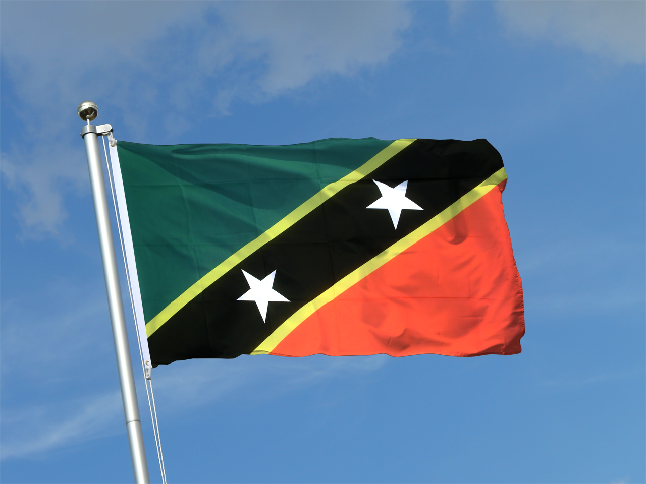Saint Kitts and Nevis Flag for Sale Buy online at RoyalFlags