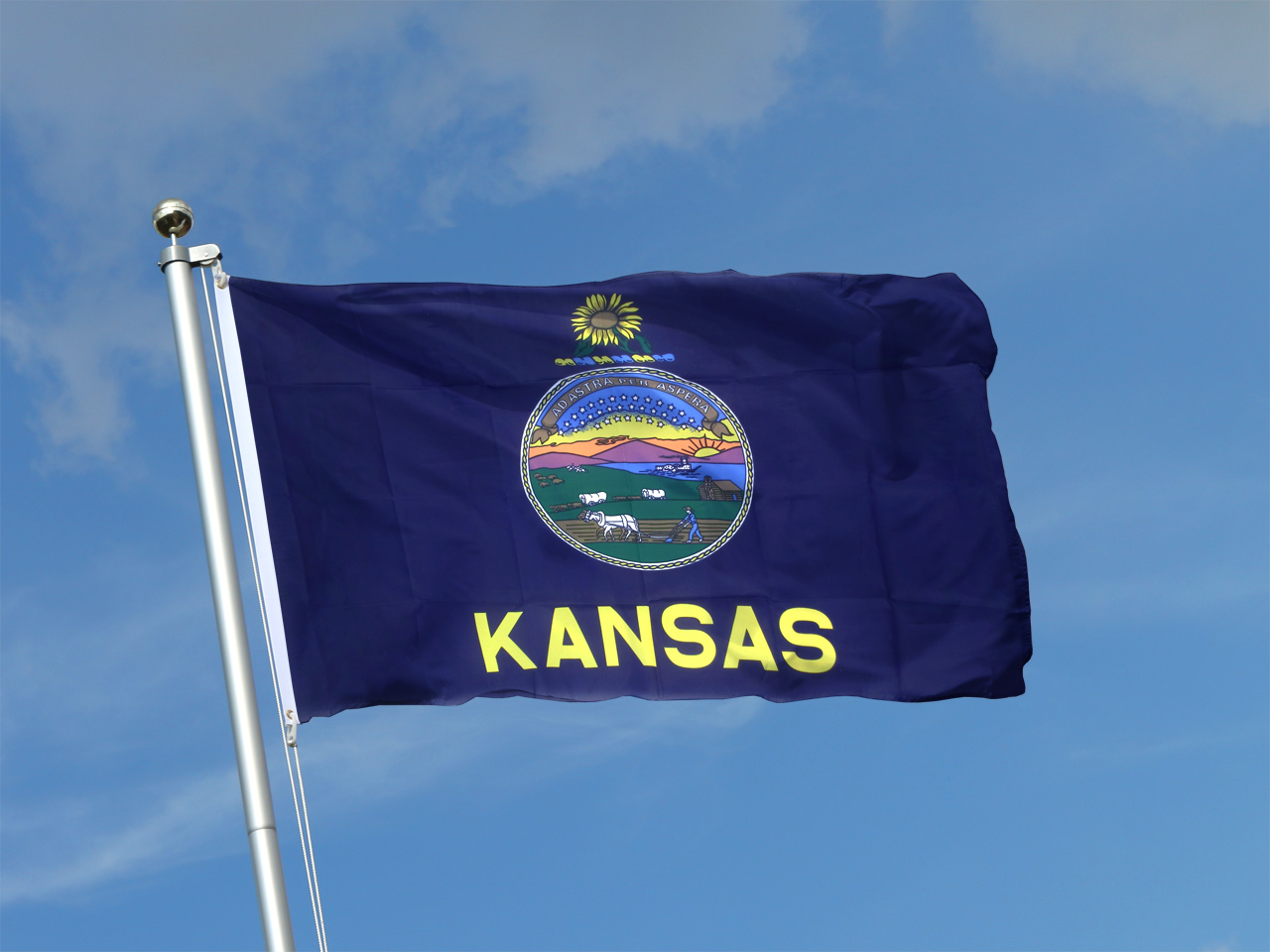 Kansas Flag for Sale Buy online at RoyalFlags