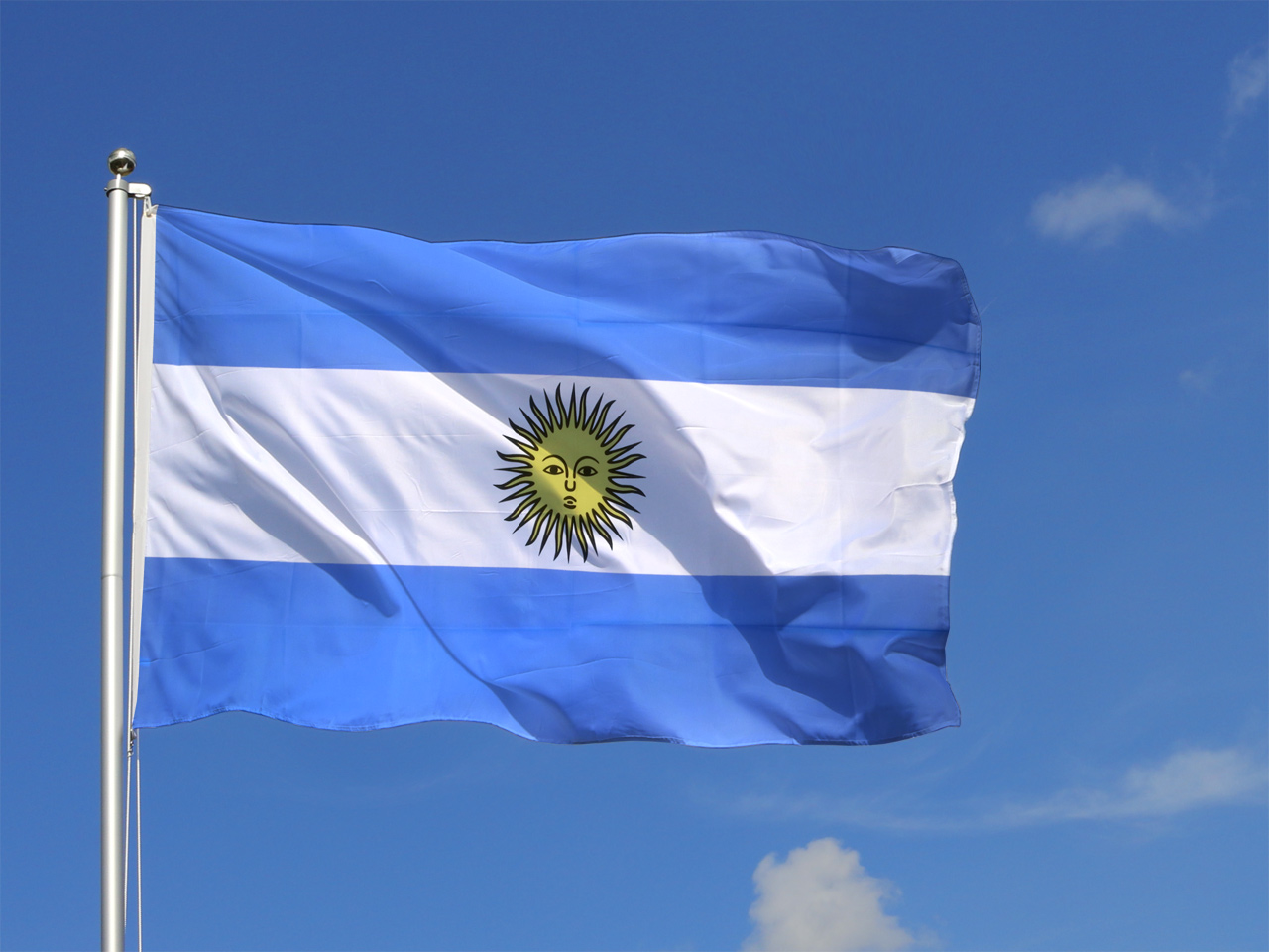 Argentina 5x8 ft Flag MaxFlags RoyalFlags