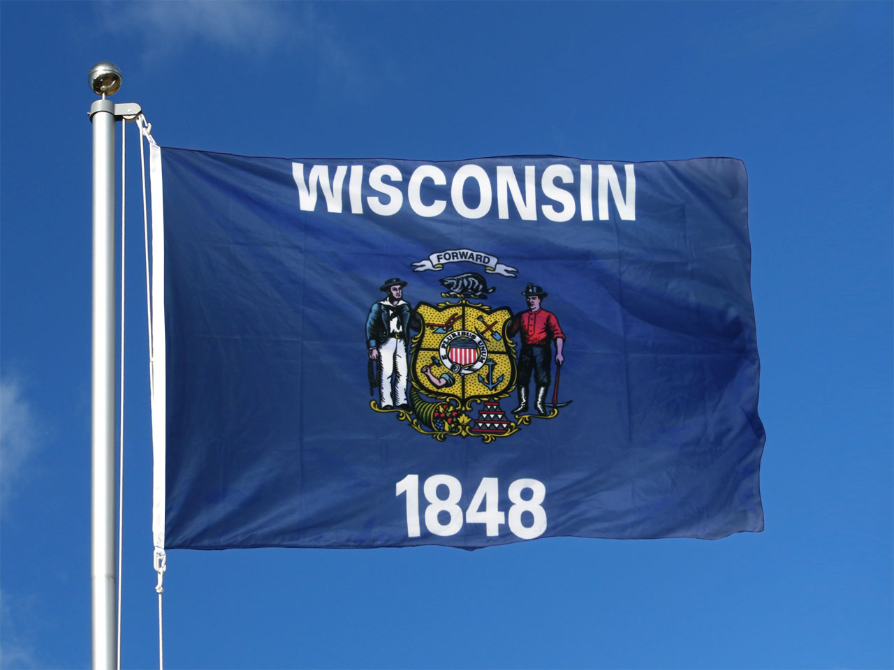 Wisconsin Flag for Sale Buy online at RoyalFlags