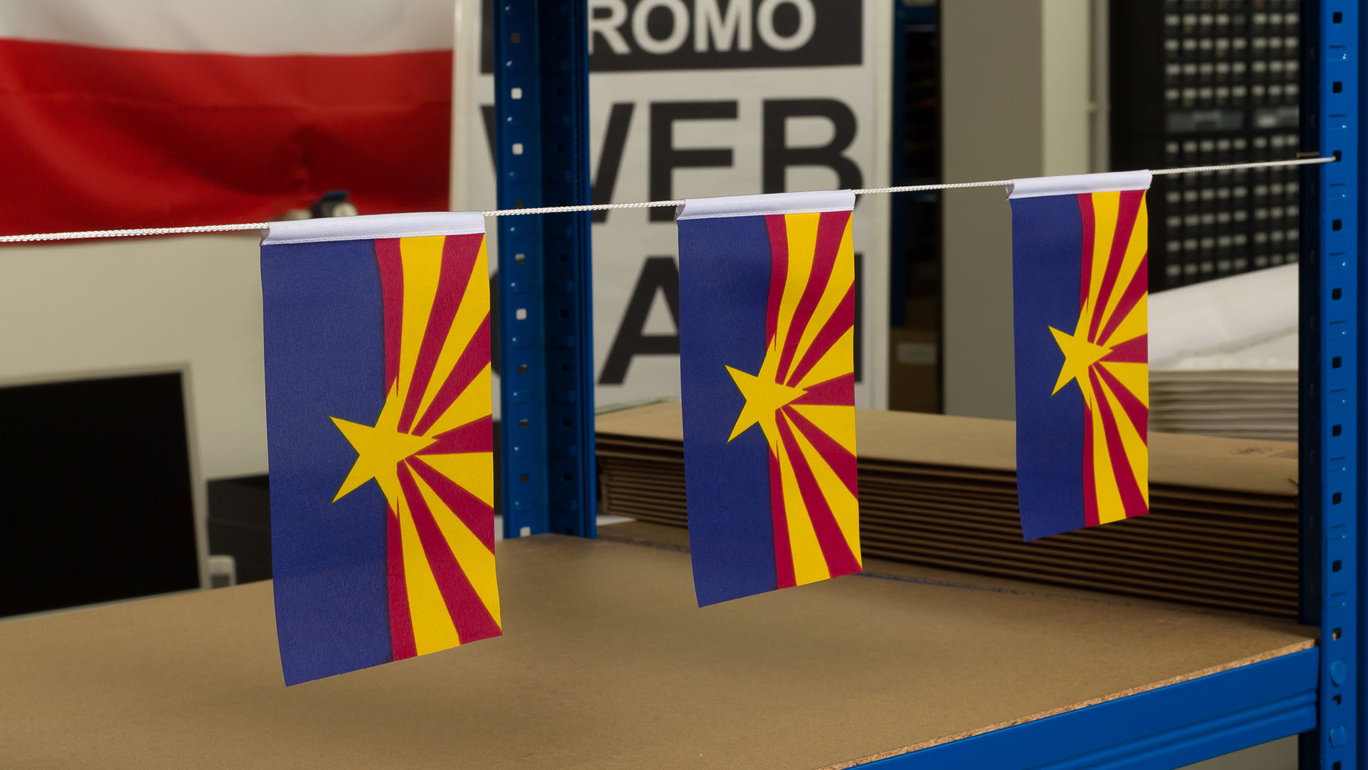 Mini Arizona Flag 4x6" RoyalFlags.co.uk