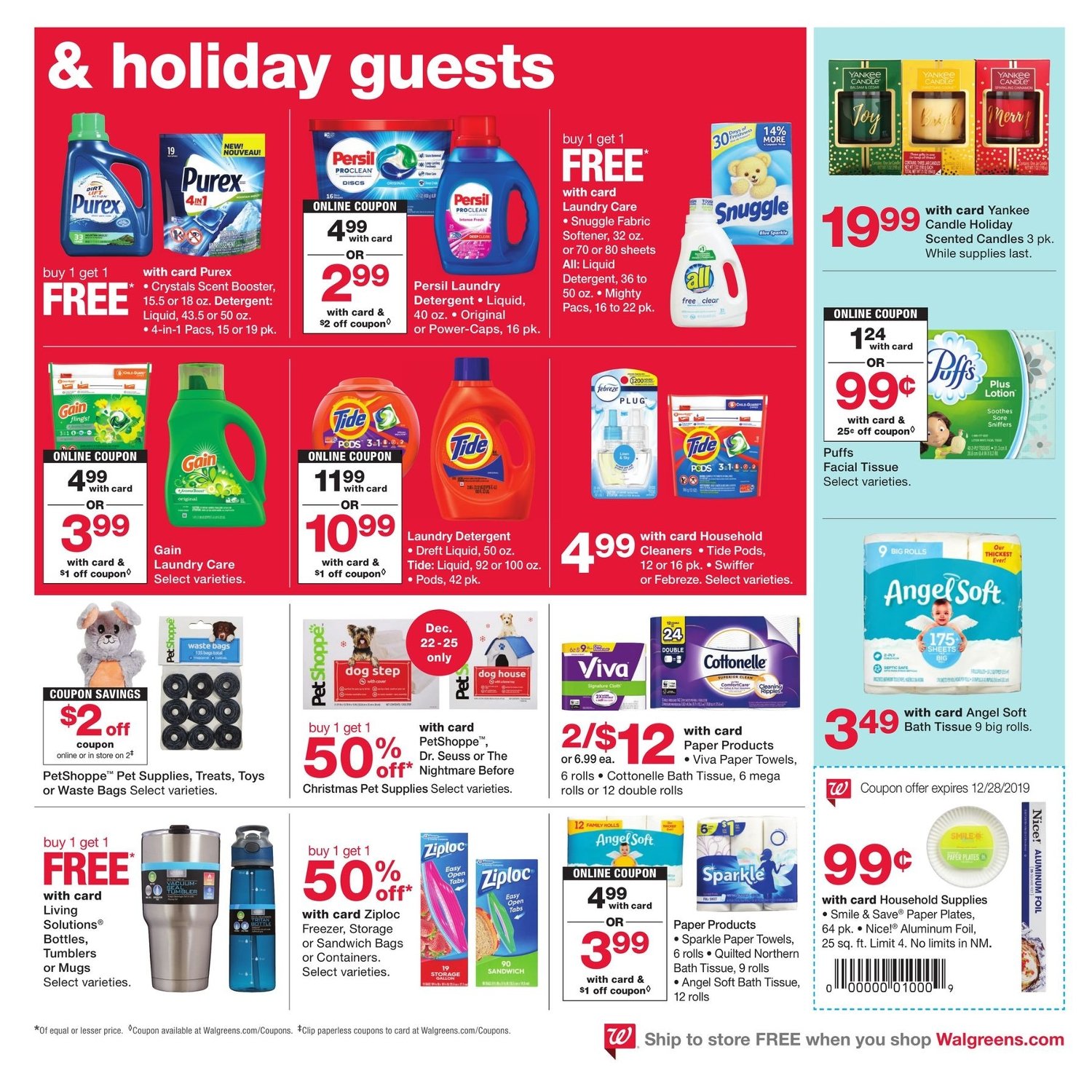 Walgreens Weekly December 22 28. 2019 Ad