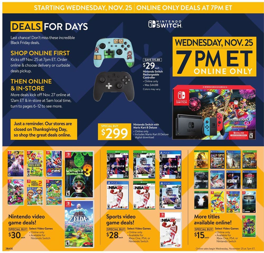 Walmart 2021 Black Friday Interactive Ad Scan