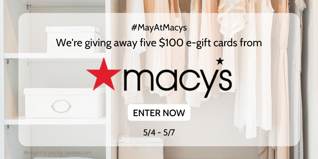 GIVEAWAY Win a 100 Macy's Gift Card 5 WINNERS MyStyleSpot