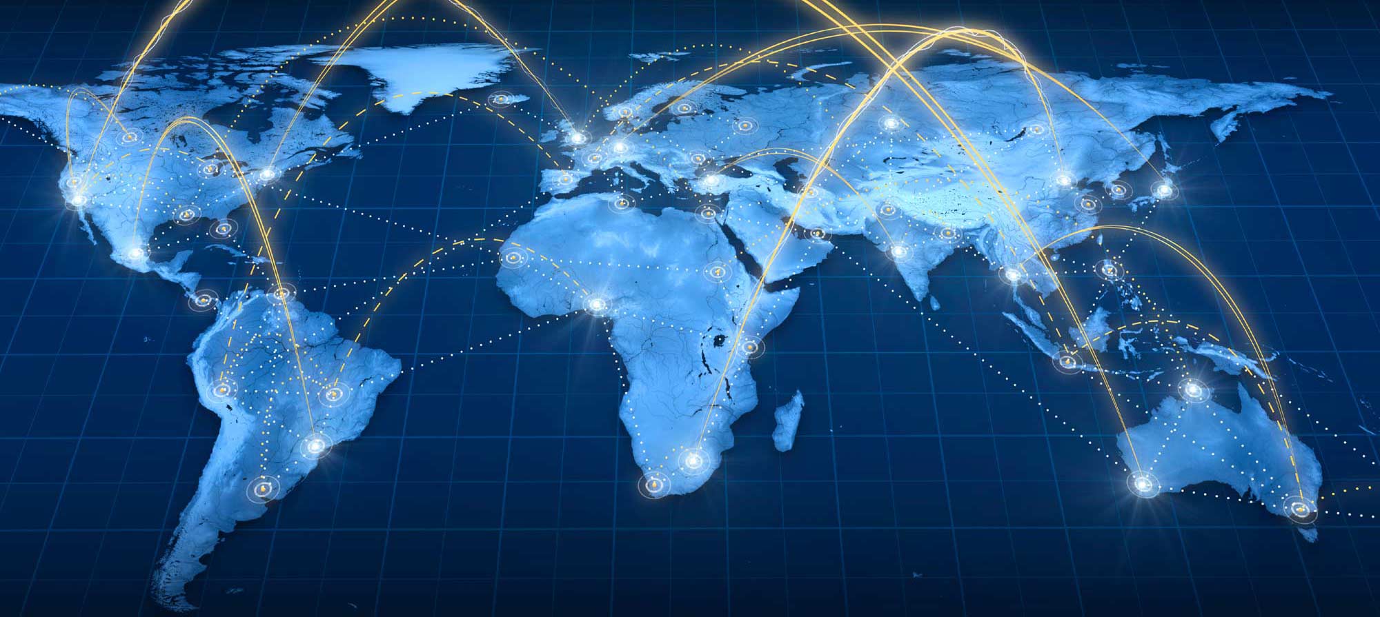 Modern World Map With Countries
